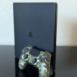 Sony PlayStation 4 Slim (1TB) With Camo DualShock Controller
