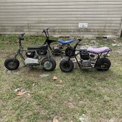 THREE 212 predator mini bikes TRADE OR SEND OFFER