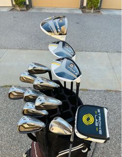 Taylormade Golf Set 4-PW, AW with Taylormade RBZ Driver, Taylormade RBZ Fairway Woods