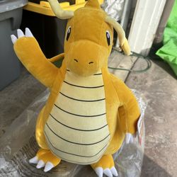 Pokemon 24” DRAGONITE RARE Plush Licensed Jazwares Draco Drago
