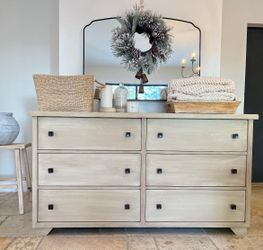 SUMATRA 6-DRAWER DRESSER ( POTTERY BARN BRAND )