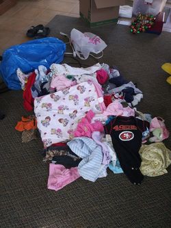 Doll clothes and baby clothes for sale 1.00 each name brands