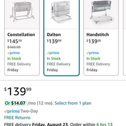 Ingenuity Dream & Grow Bedside Baby Bassinet