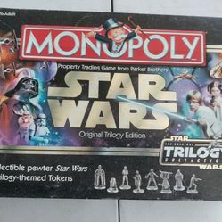 Star Wars Original Trilogy Collection Monopoly Bord Game