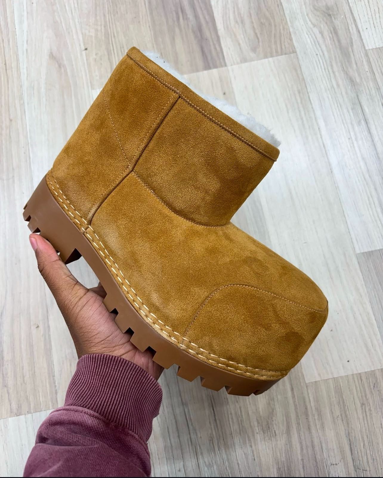 Balenciaga Alaska Fur boot