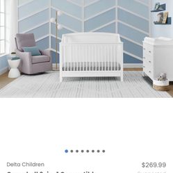 Delta Children Campbell 6-in-1 Convertible Crib