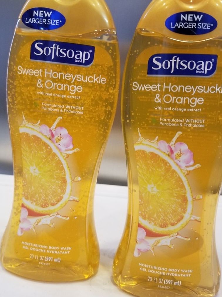 Softsoap Sweet honeysuckle & Orange Body wash