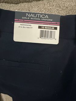 Nautica Girls Uniform Pants size 16