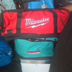 TOOL BAGS MILWAUKEE AND MAKITA