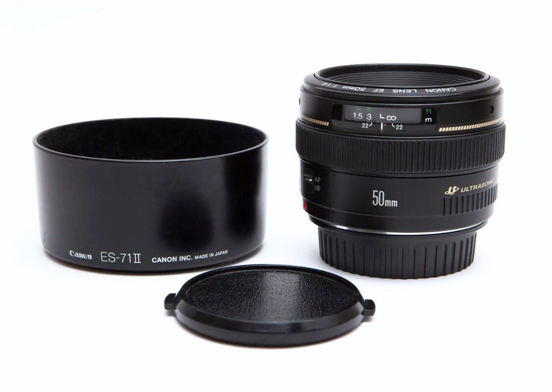 Canon 50mm 1.4 Lens + UV Filter