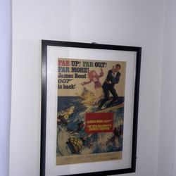 Vintage James Bond Poster 