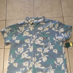 NWT DISNEY Princess Tiana Button Down  Floral Shirt by Color Me Courtney Size XXL