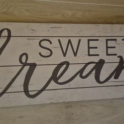 Large Sweet Dreams Sign