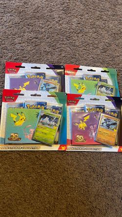 Pokémon 30th Celebration Tech Sticker Collection
