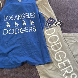 NWT Women’s Dodgers Large Pjs