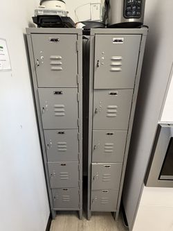 3 Sets Of Lockers (can Sell Separate)