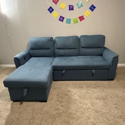 Sam’s Club Sectional Sofa with Storage & Pull-Out Bed