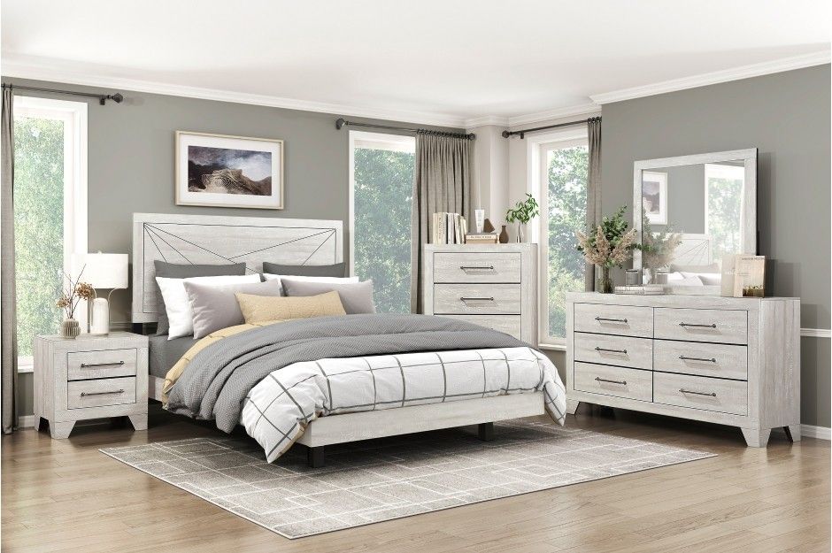 Dusty Grey Oak 4 Piece Bedroom Set REAL PRICE WONT LAST LONG