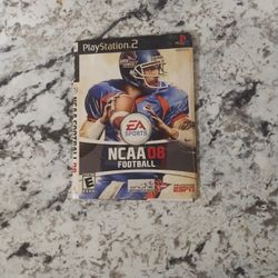 PlayStation 2 NCAA 08 Football Game 2001