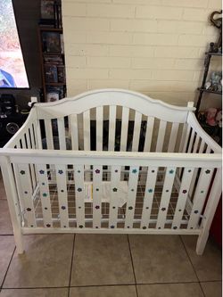 White Baby Crib