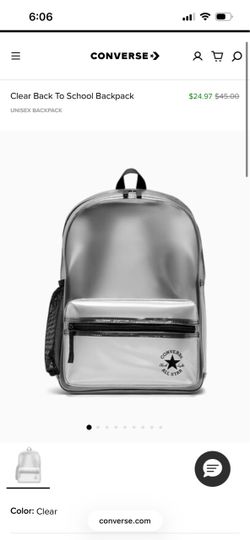 Converse Clear Backpack