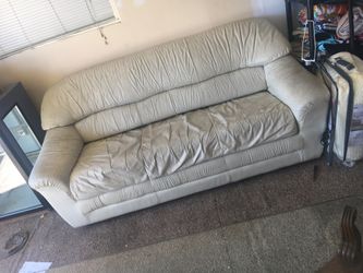 Leather couch