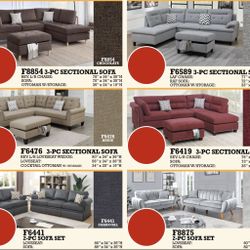 Sectional/ Sofa Set 