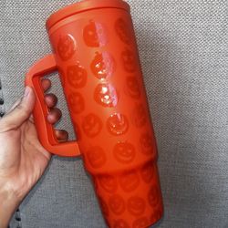 Pumpkin Halloween Themed Tumbler 
