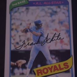 Frank White Royals A.L All-Star #45