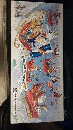 Red Bull Holiday Edition Advent Calendar Box