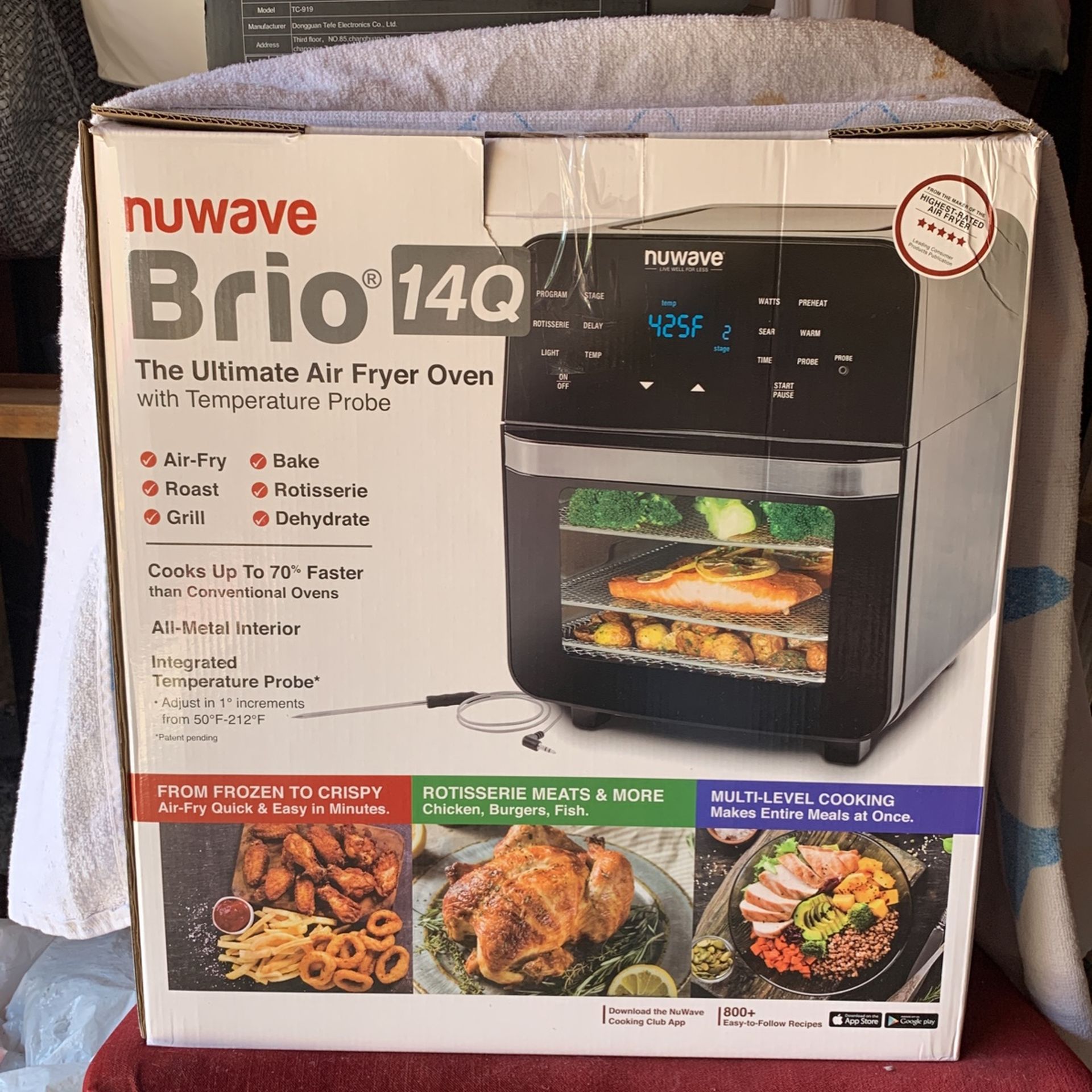 NuWave BRIO 14Q Air Fryer