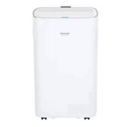 14000 BTU (ASHRAE) Portable Air Conditioner with Supplemental Heat and Dehumidifier in White with WiFi