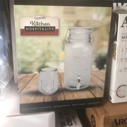 Kitchen Hospitality Dispenser Glass Set