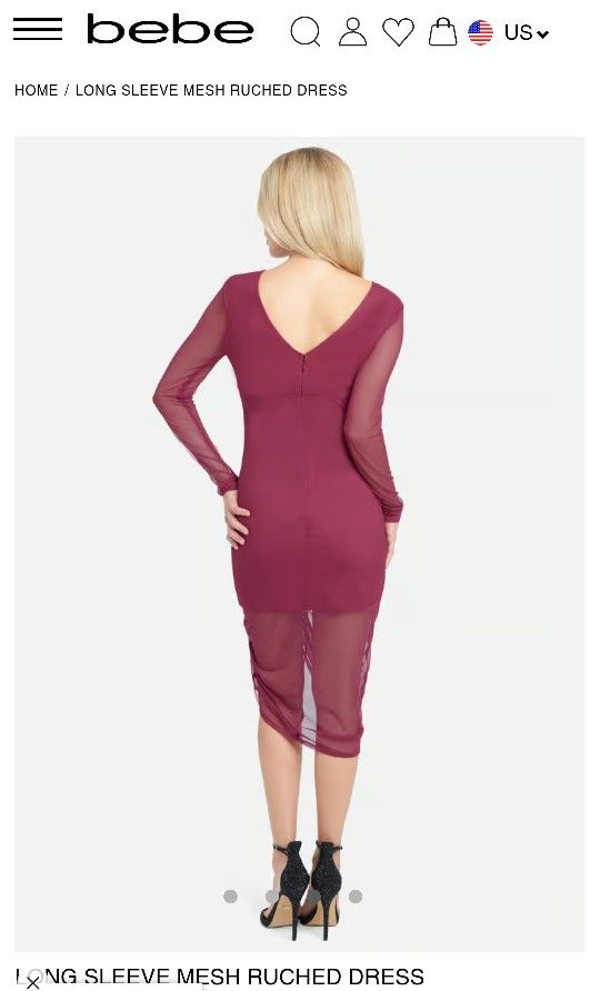 Bebe Dress Size Large