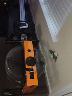 Water Rowing Machine with Digital Monitor