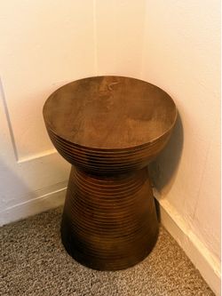 Solid Wood Modern Accent Table / Stool - Sturdy