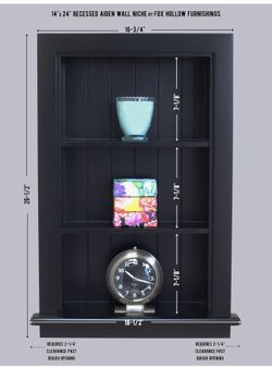 $199 - 14x24 Aiden Recessed Wall Niche