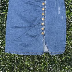Mini Denim Skirt