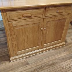 Wooden Kitchen Island