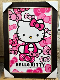Hello kitty poster frame