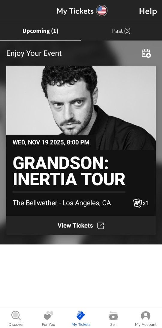 Grandson: INERTIA tour VIP Ticket - Transferable