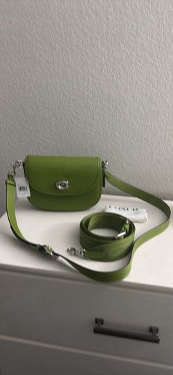 NWT lime green Coach crossbody