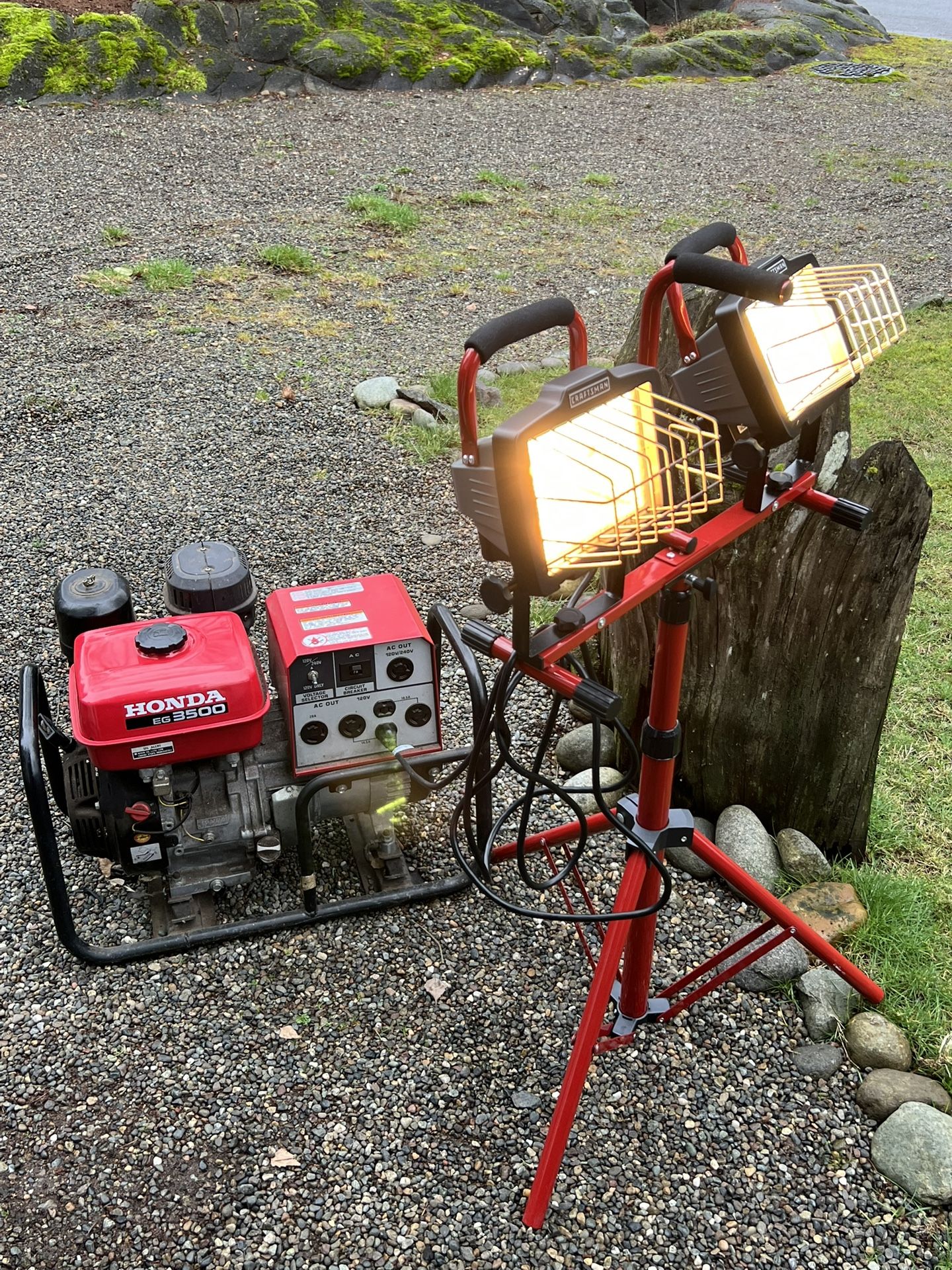 Honda EG3500 Gas Power Generator Engine