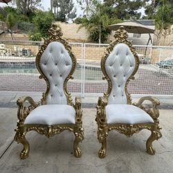 Two Throne Chairs
