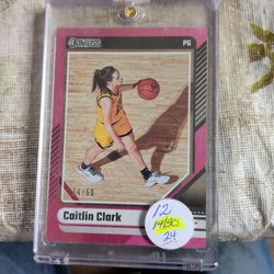 Caitlin Clark pink card
