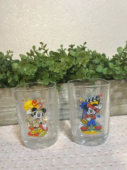 Vintage 2000 McDonald's Walt Disney World Celebration Mickey Drinking Glass