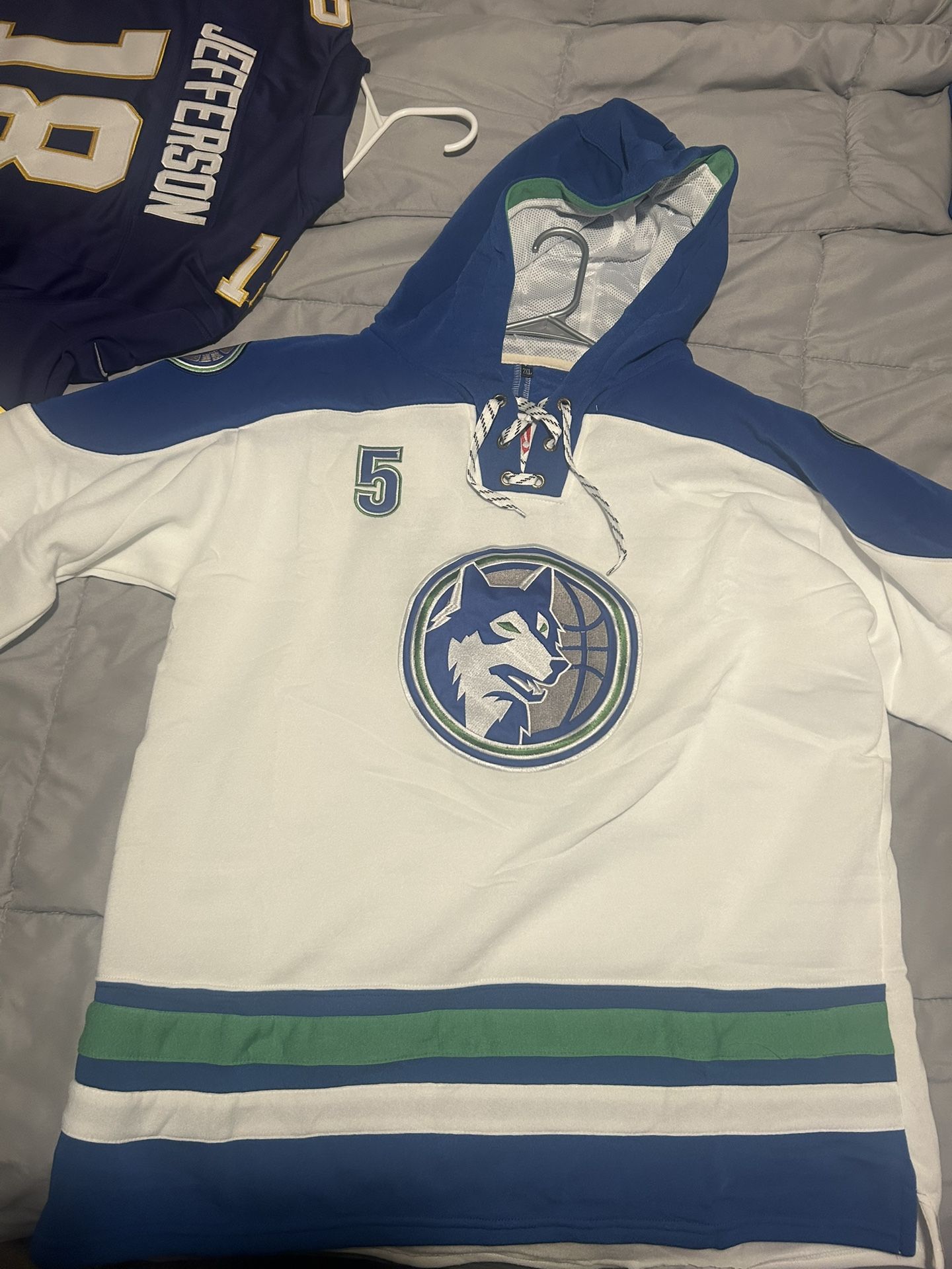 Timberwolves Jersey Hoodie