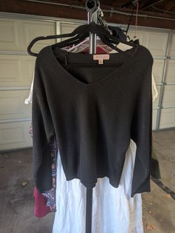 Women's Cute Black Tops (Misc.) Sizes M-XL
