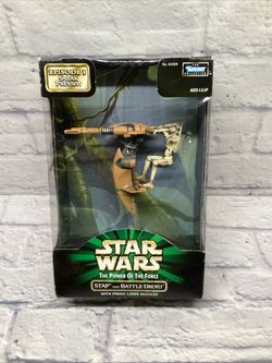 STAP with Battle Droid 1998 STAR WARS Power of the Force Preview NEW
