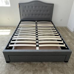 Full Bed Frame With Storage